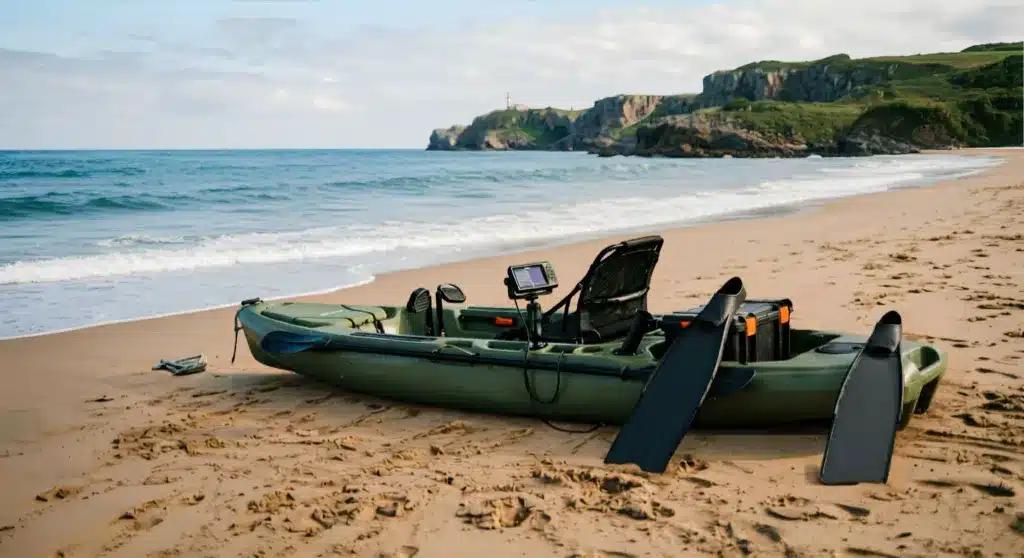 inicio 1 pesca sub en kayak